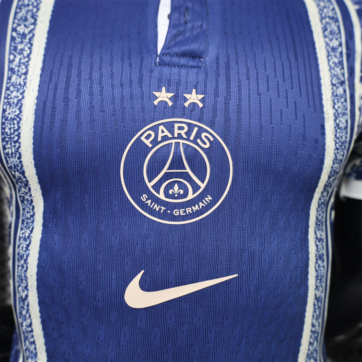 Paris Saint-Germain PSG 26-27 Navy White Porcelain Special Jersey With Star - Player Version - UnitedFutballJersey