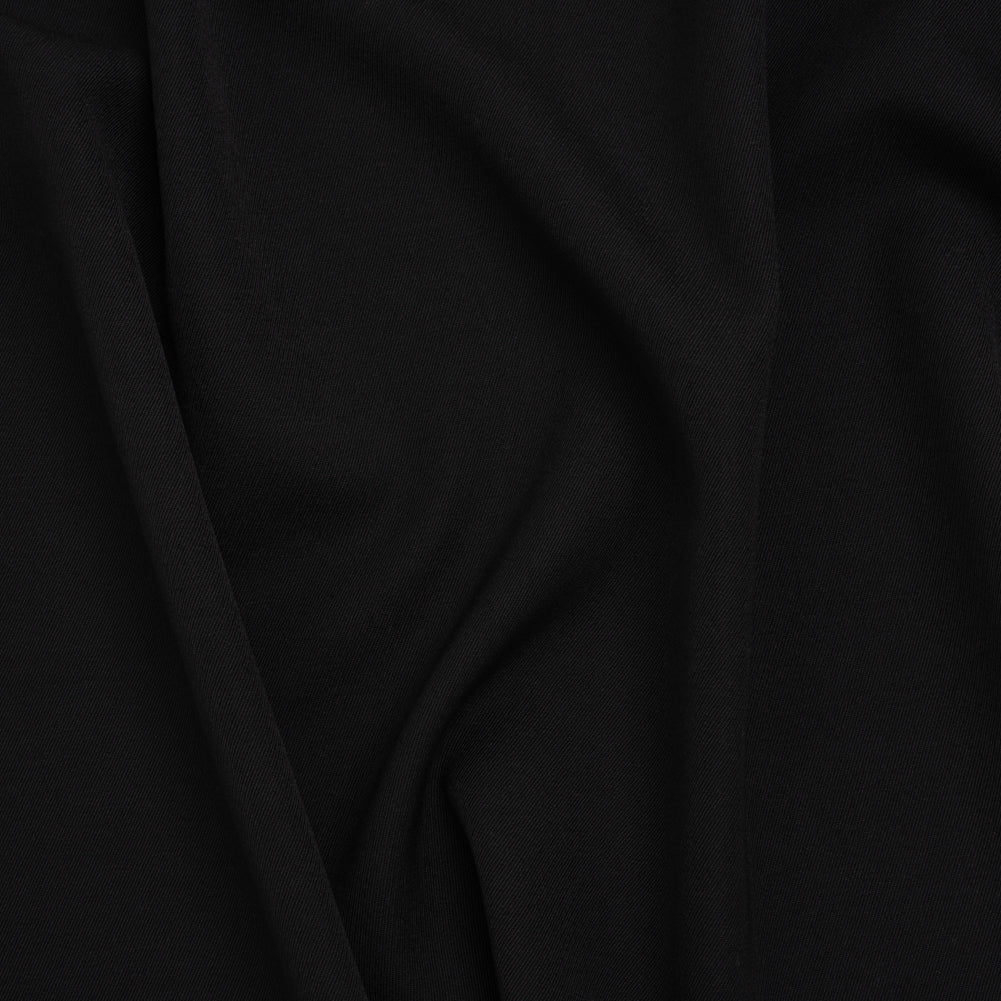 Wool Twill by Alexander McQueen - Black - Designer Deadstock - Joann Fabrics