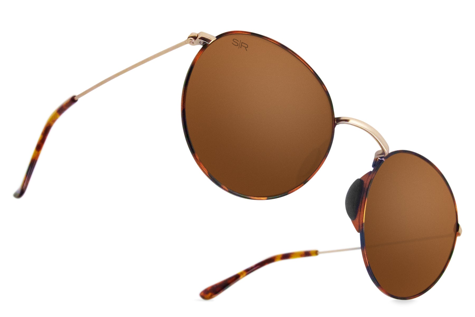Tangle Free Aston – Amber Tortoise Polarized
