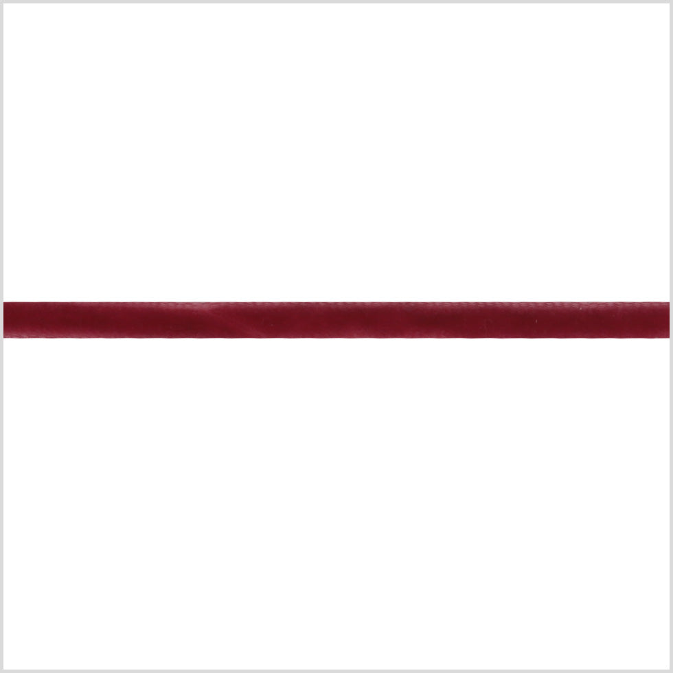 Single Faced Velvet Ribbon Made in Italy - 1/8