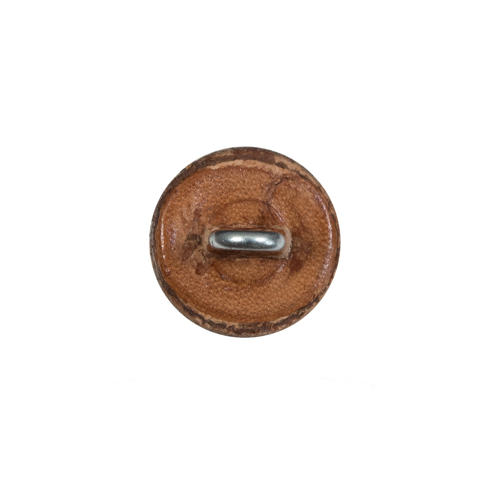Natural Embossed Leather Shank Back Button - 24L/15mm - Joann Fabrics