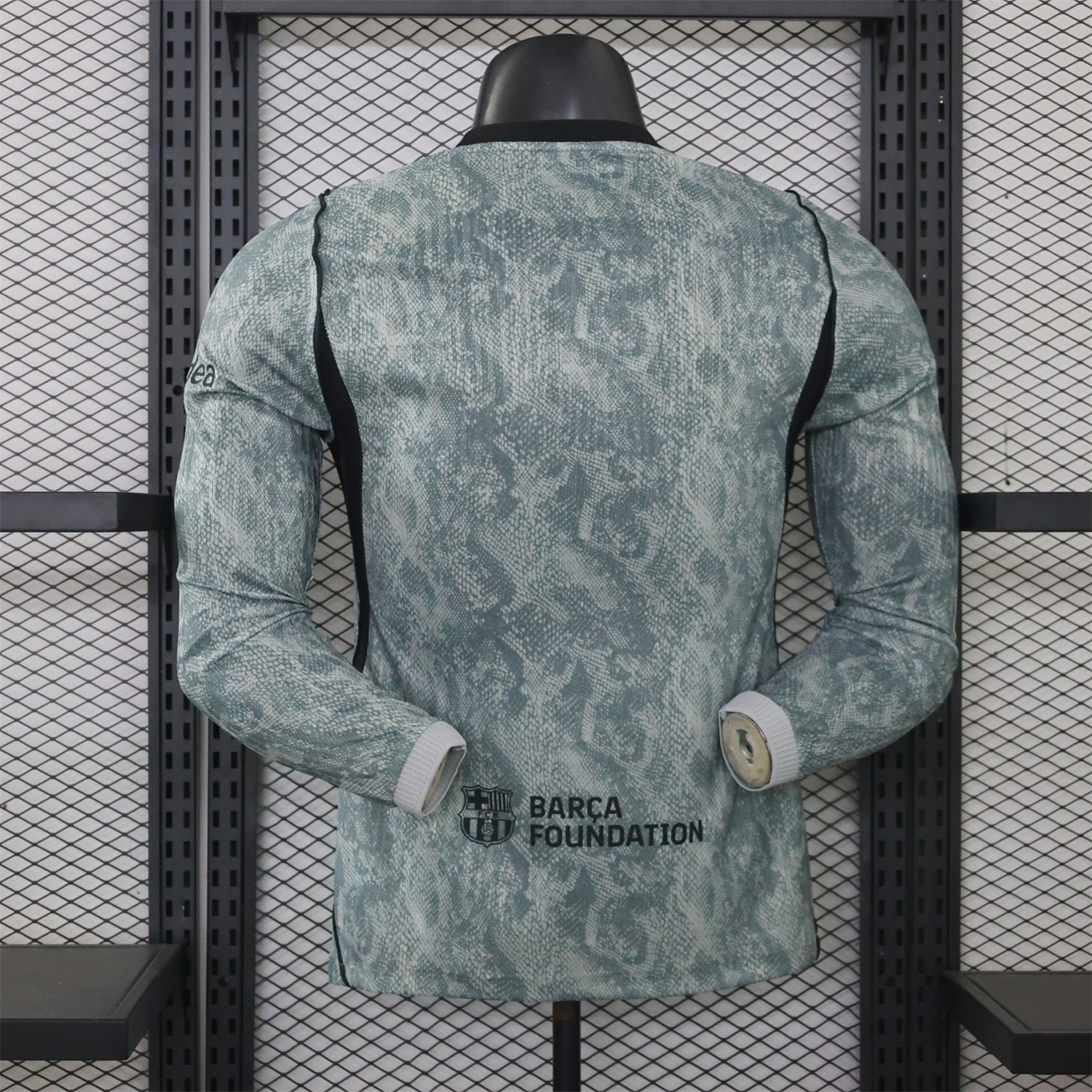 Barcelona 26-27 Goalkeeper Grey Long Sleeves Jersey - Player Version - UnitedFutballJersey