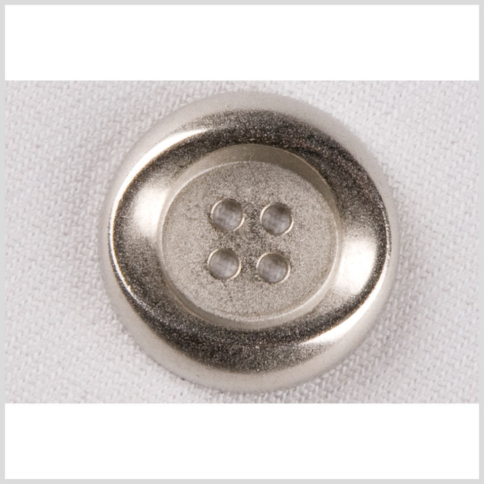 Silver Metal Coat Button - 28L/18mm - Joann Fabrics