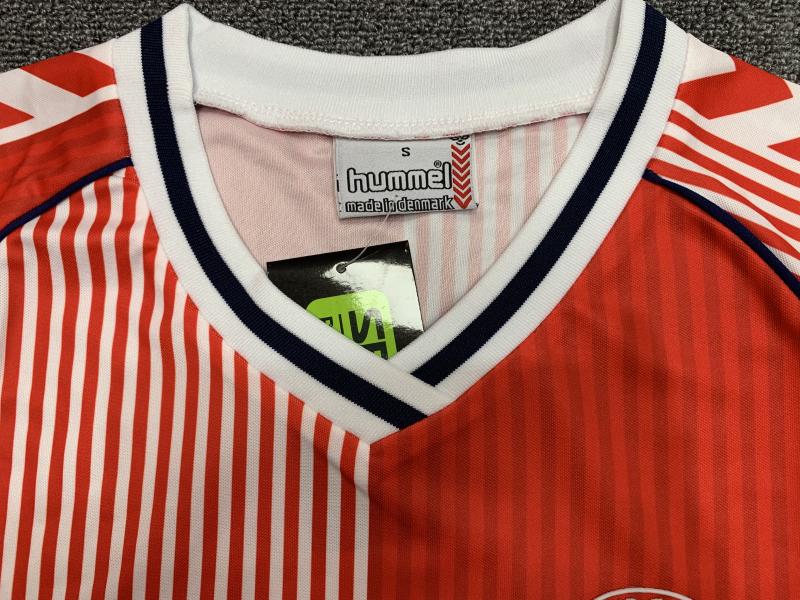 1986 Retro Denmark National Team Home Football Shirt 1:1 Thai Quality