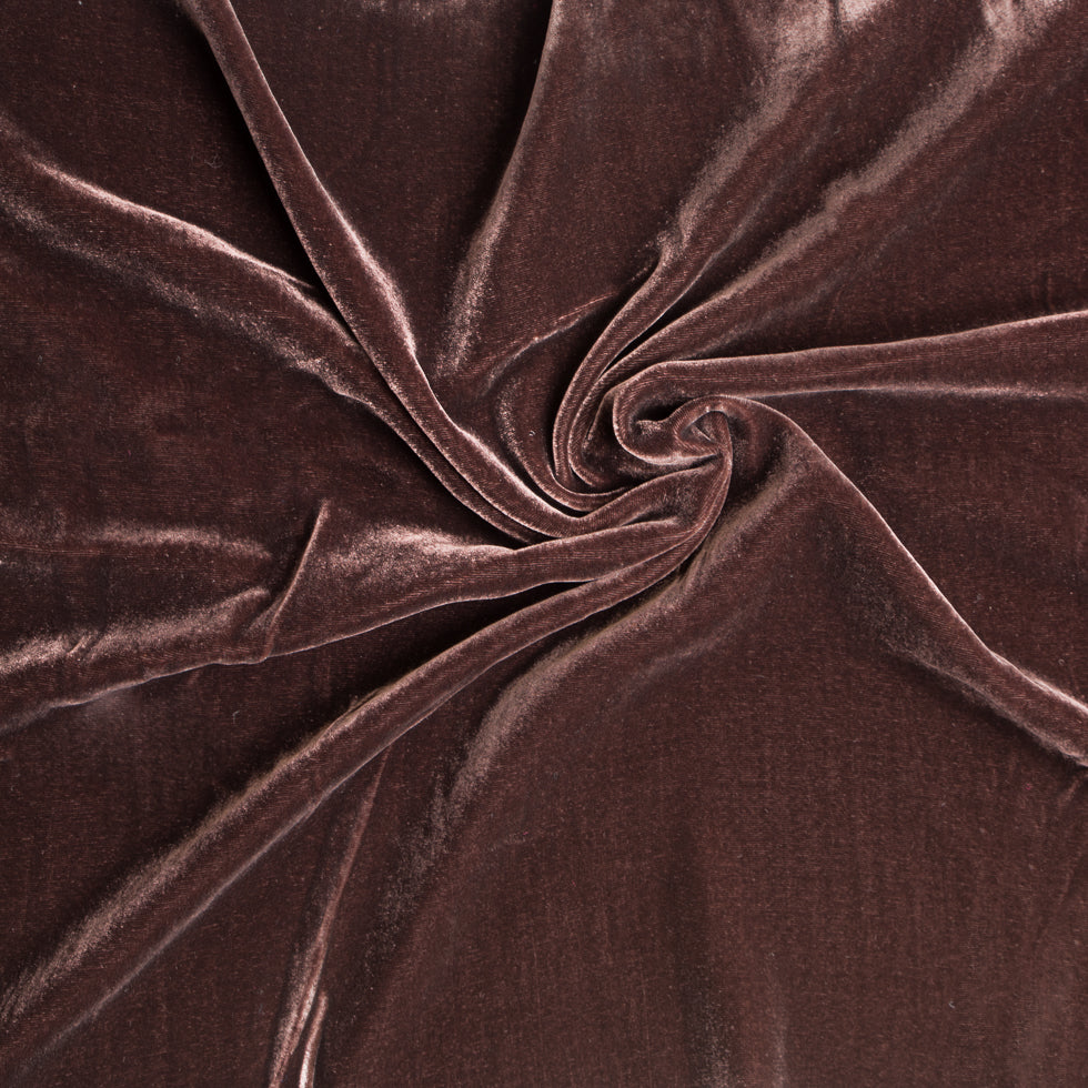 Soft Rayon-Silk Velvet - Fudge - Cicero Collection - Joann Fabrics
