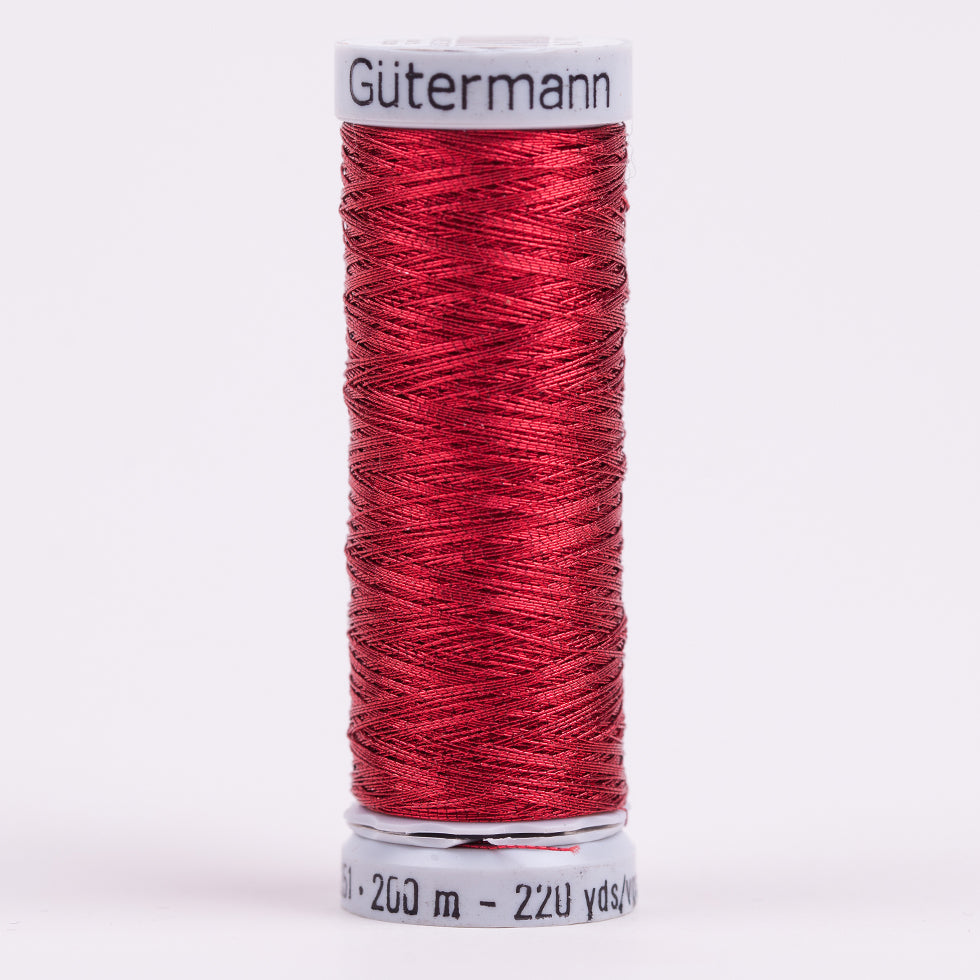 Gutermann Metallic Thread 200m - 247 Cranberry - Joann Fabrics