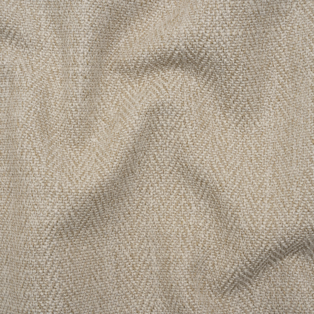 Recycled Polyester Home Decor Twill - Oatmeal Herringbone - British Imported - Joann Fabrics
