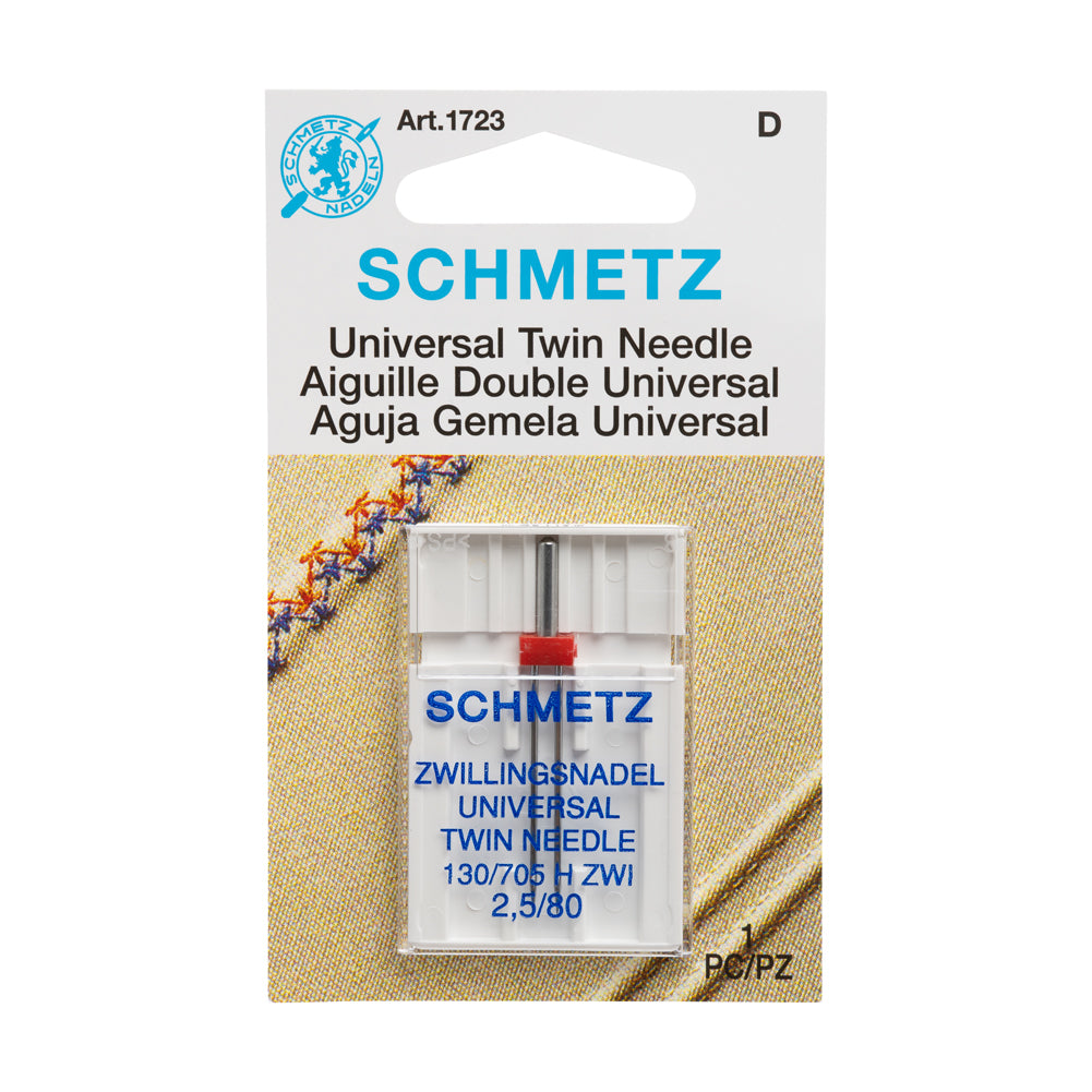 Schmetz Universal Twin Machine Needle - 2.5/80 - 1 ct - Joann Fabrics