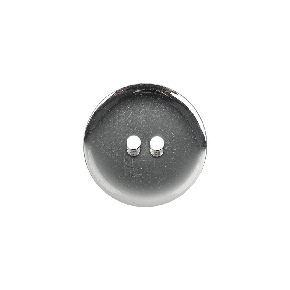 Silver Mirror Backed Two Hole Smooth Top Button - 28L/18mm - Joann Fabrics