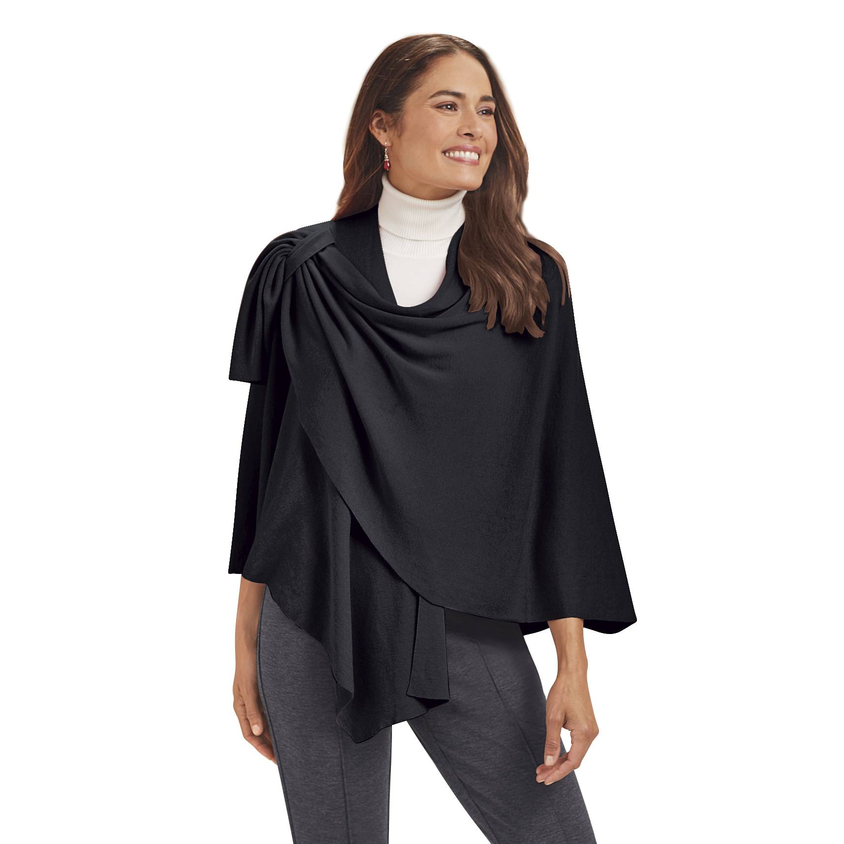 Sweater Wrap, One Size Fits Most, Smooth Knit - Northstyle Catalog