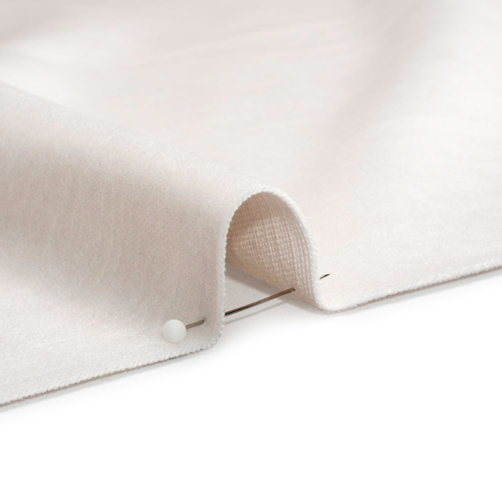 Polyester and Cotton Upholstery Velvet - Snow - Corry Collection - Joann Fabrics