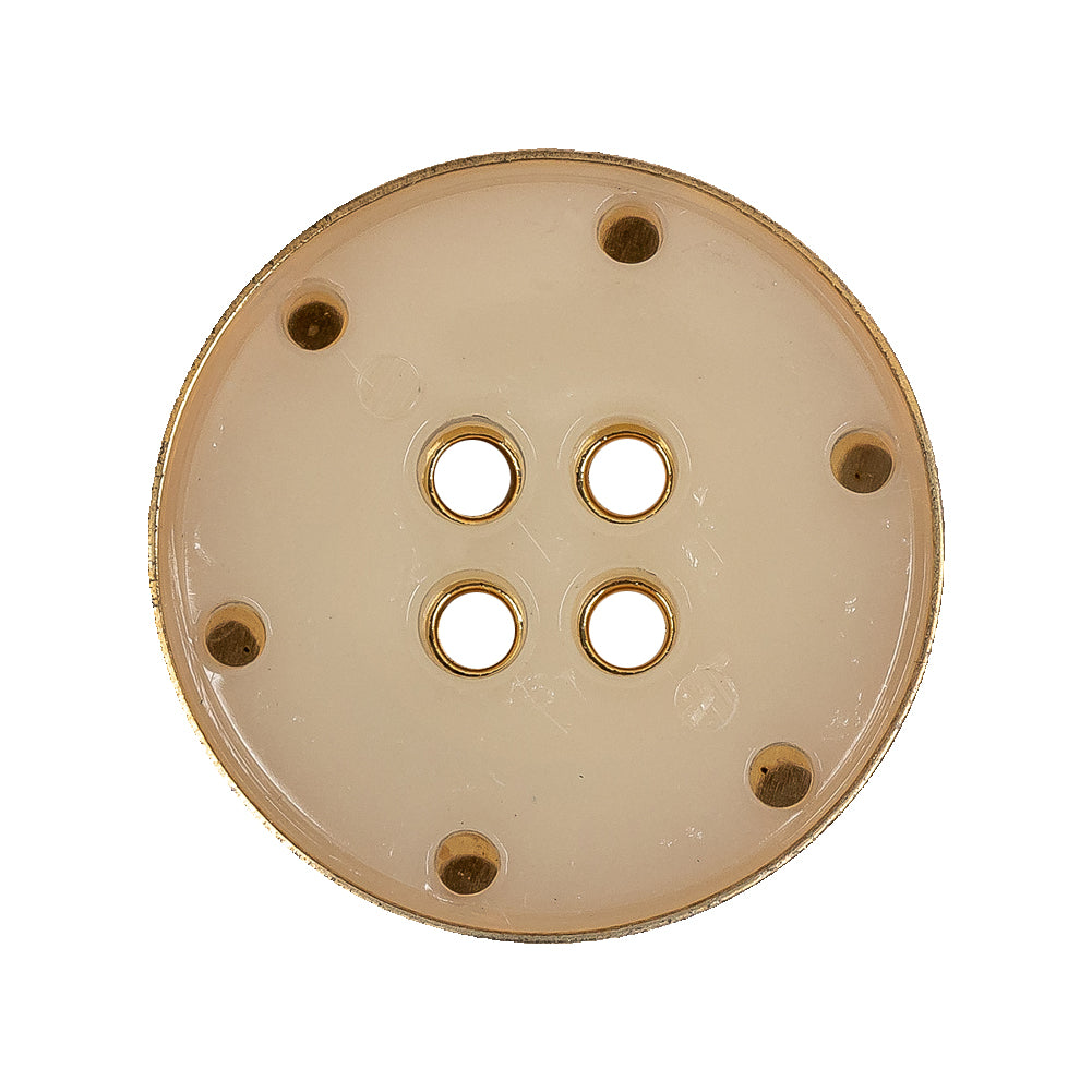 Gold Matte Brass Metal Coat Button - 44L/28mm - Joann Fabrics