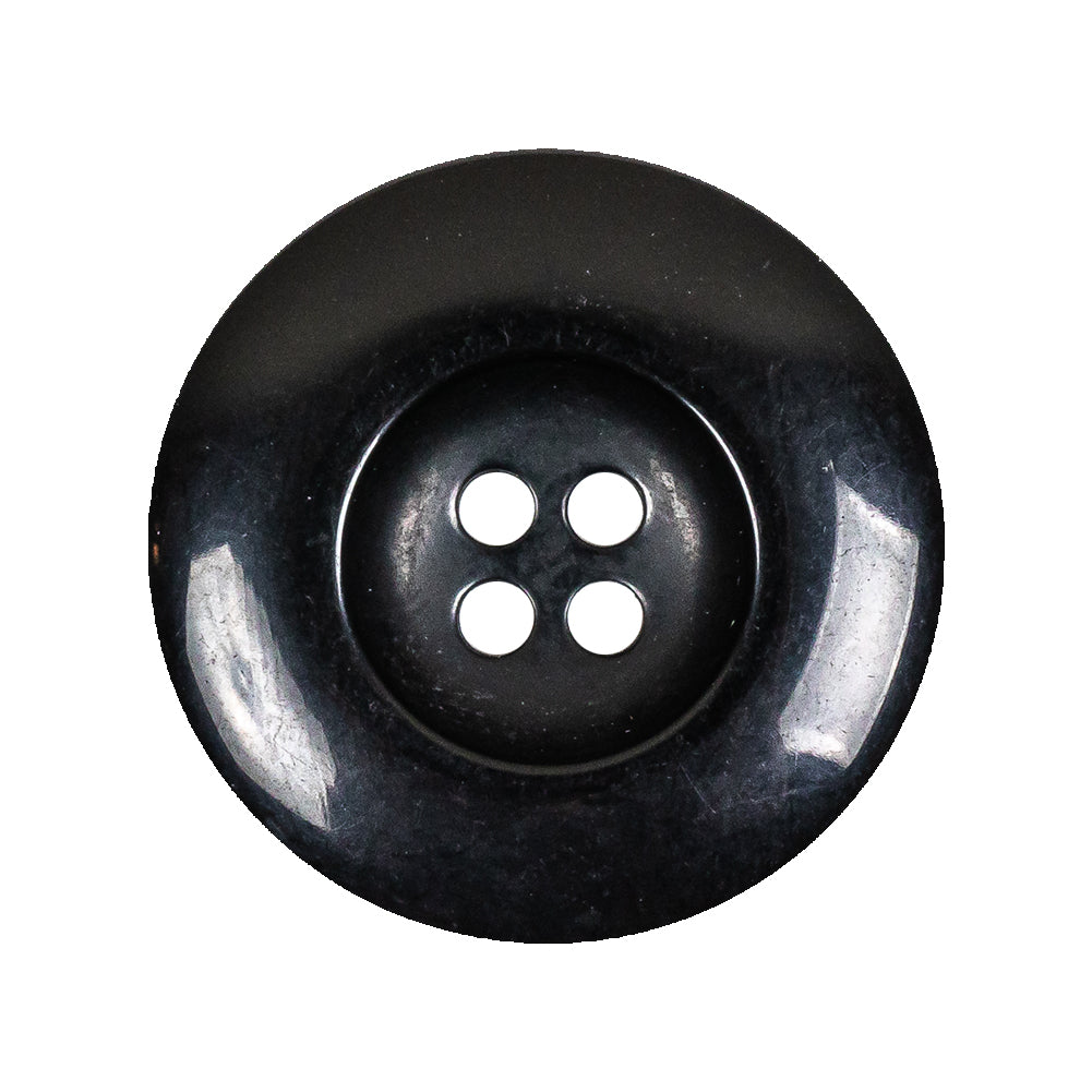 Black 4-Hole Plastic Deepwell Button - 44L/28mm - Joann Fabrics
