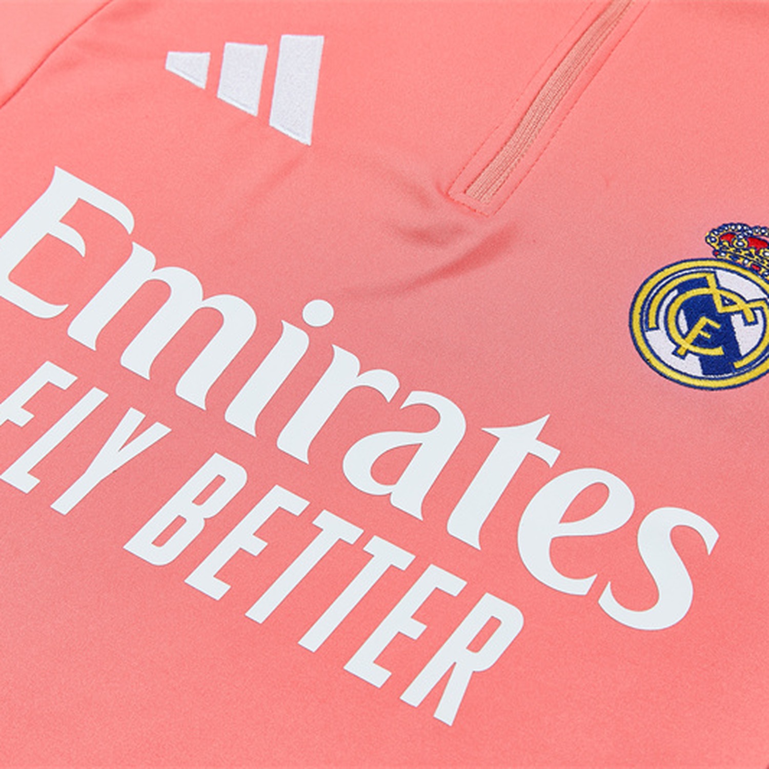 Real Madrid 26-27 Long Sleeve Training Set - Pink Top & Deep Grey Pants - UnitedFutballJersey