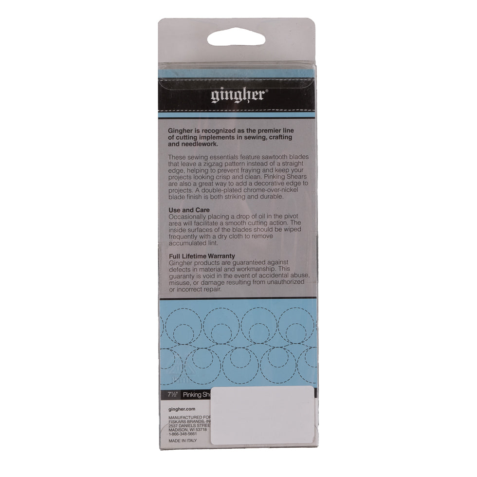 Gingher Pinking Shears - 7.5