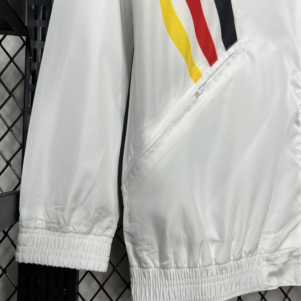 2024-2025 Germany Windbreaker Soccer Jersey White