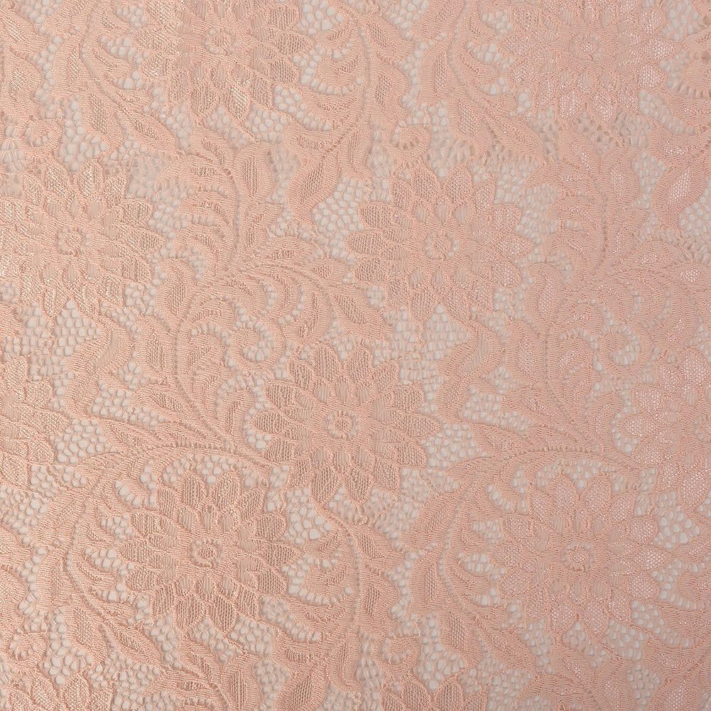 Re-Embroidered Stretch Lace - Peachy Keen Sunflowers - McKee Collection - Joann Fabrics
