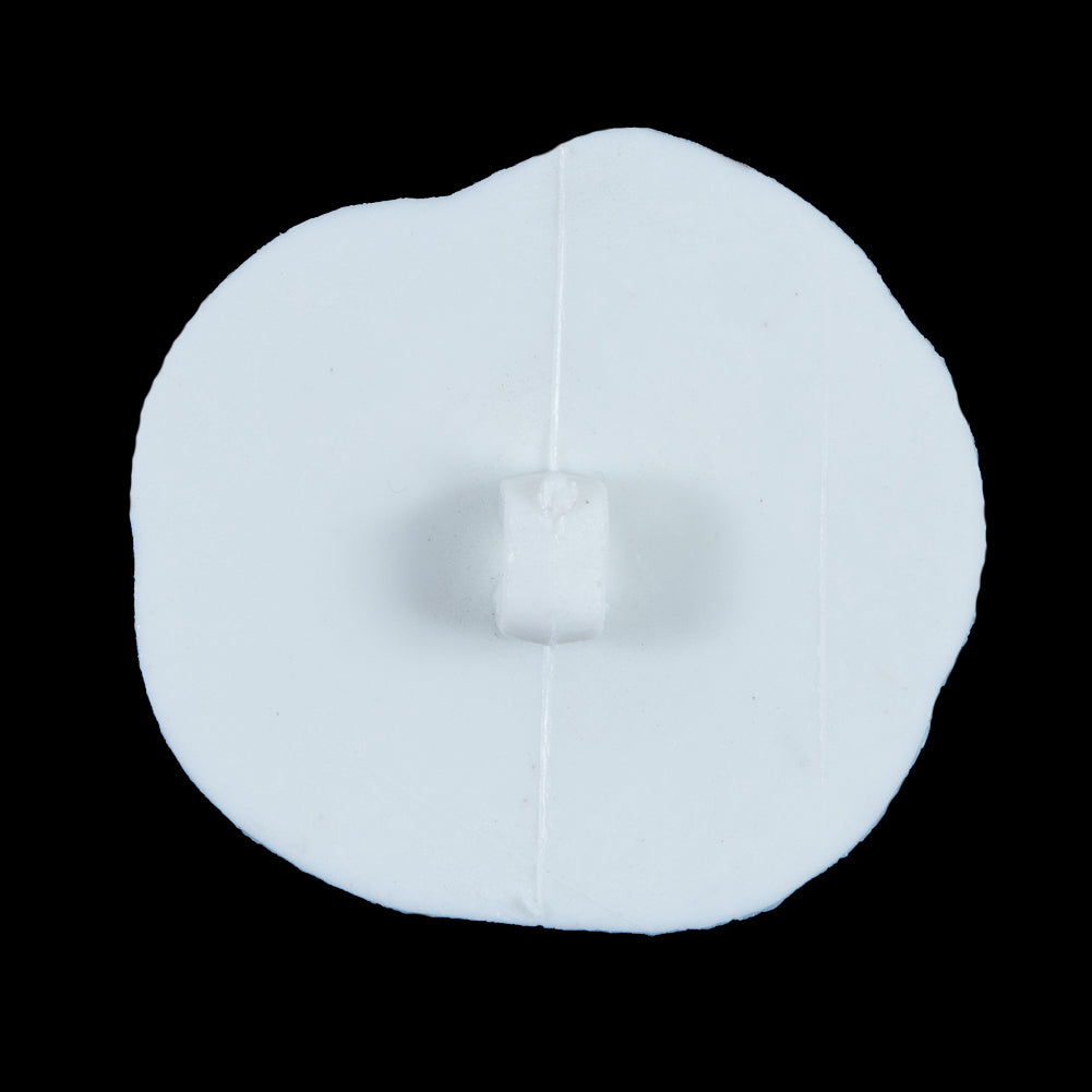 White Rose-Shaped Plastic Button - 50L/32mm - Joann Fabrics