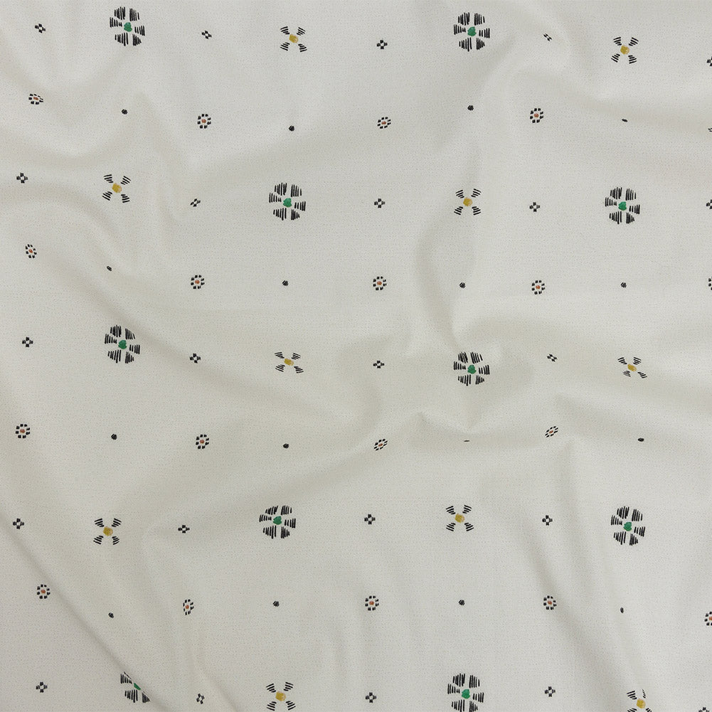 Mood Exclusive Off-White Wisps of Wonder Stretch Cotton Poplin - Joann Fabrics