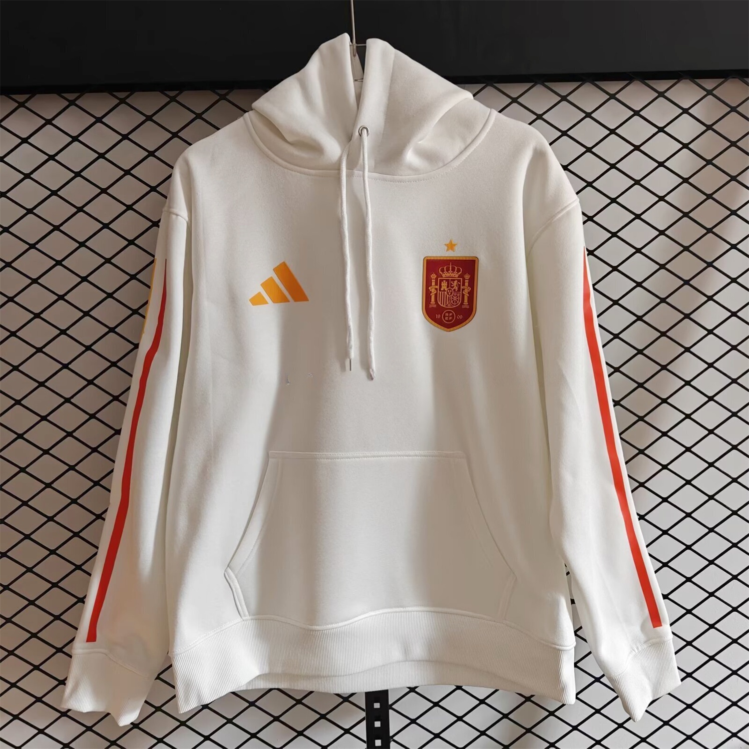 Spain 2026 Home Unisex Pullover Hoodie - UnitedFutballJersey