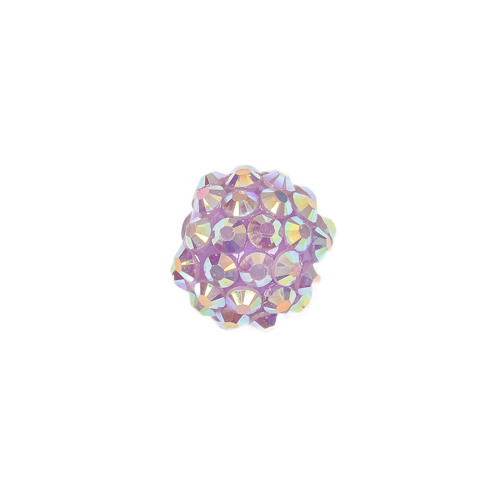 Purple AB Rhinestone and Resin Faceted 14mm Beads - 10pc - Joann Fabrics