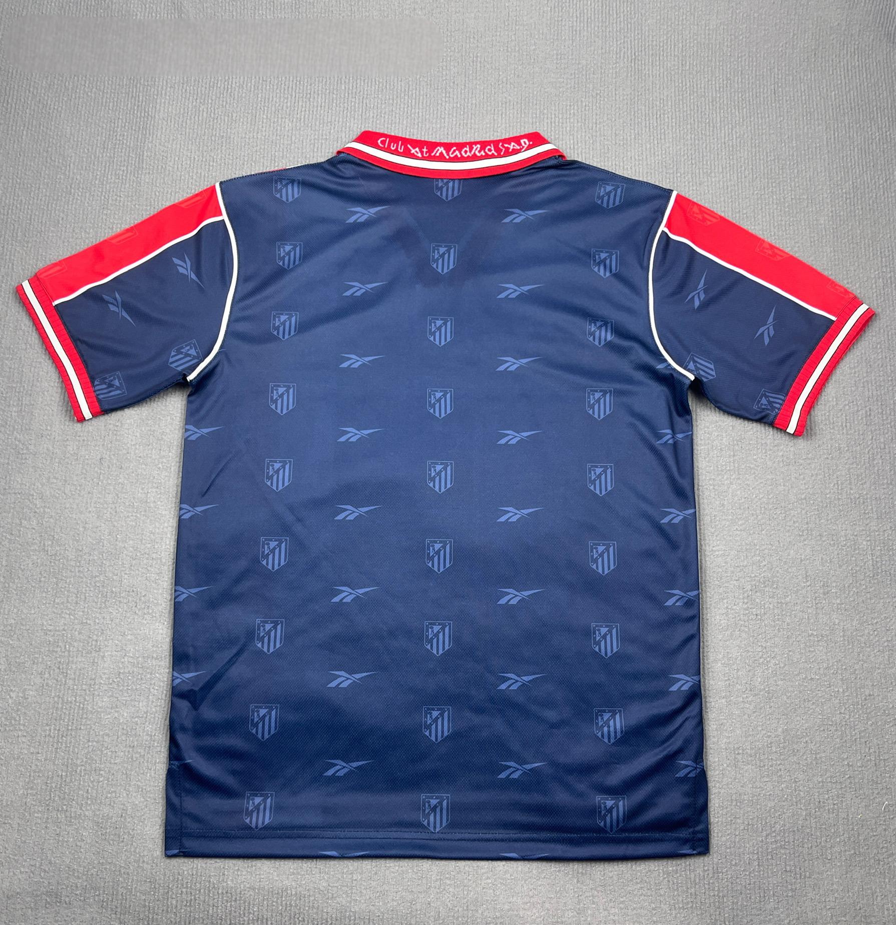 1998-1999 Retro Atletico Madrid Away Soccer Jersey 1:1 Thai Quality