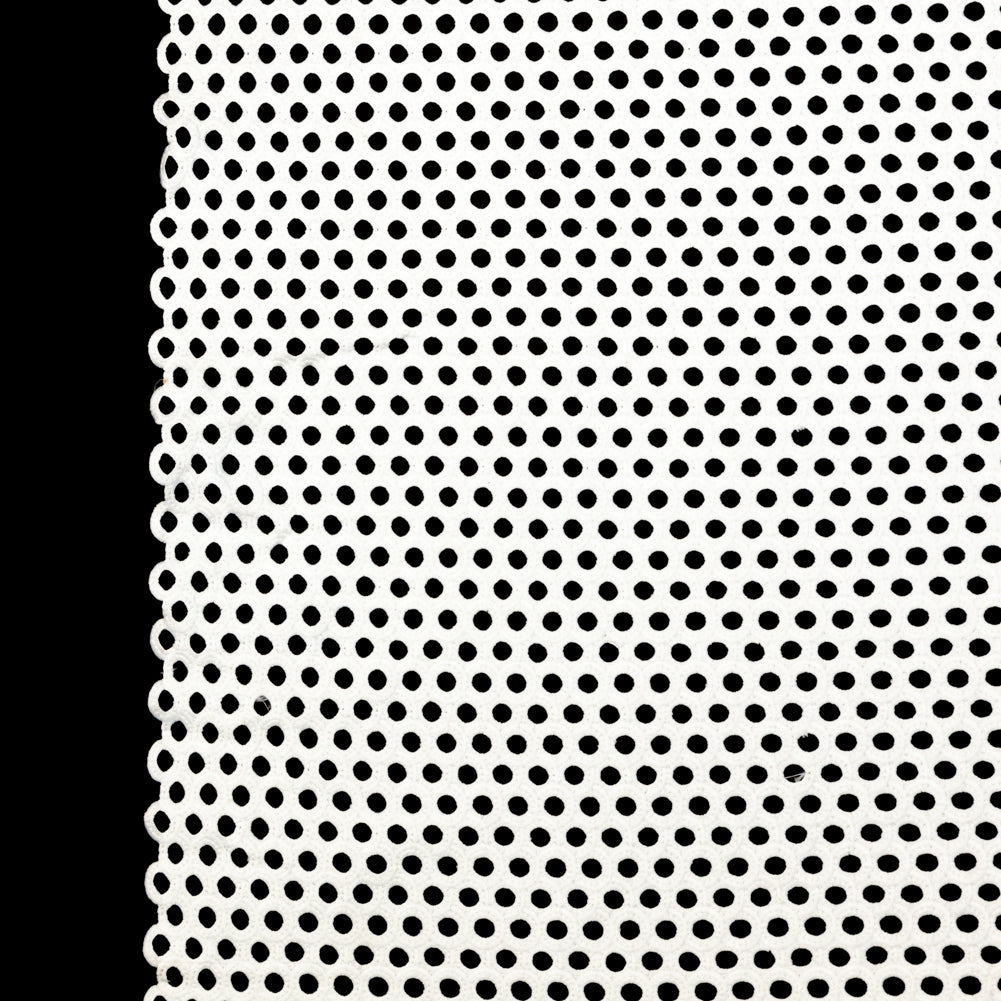 White Geometric Circles Guipure Lace with Finished Edges - Joann Fabrics