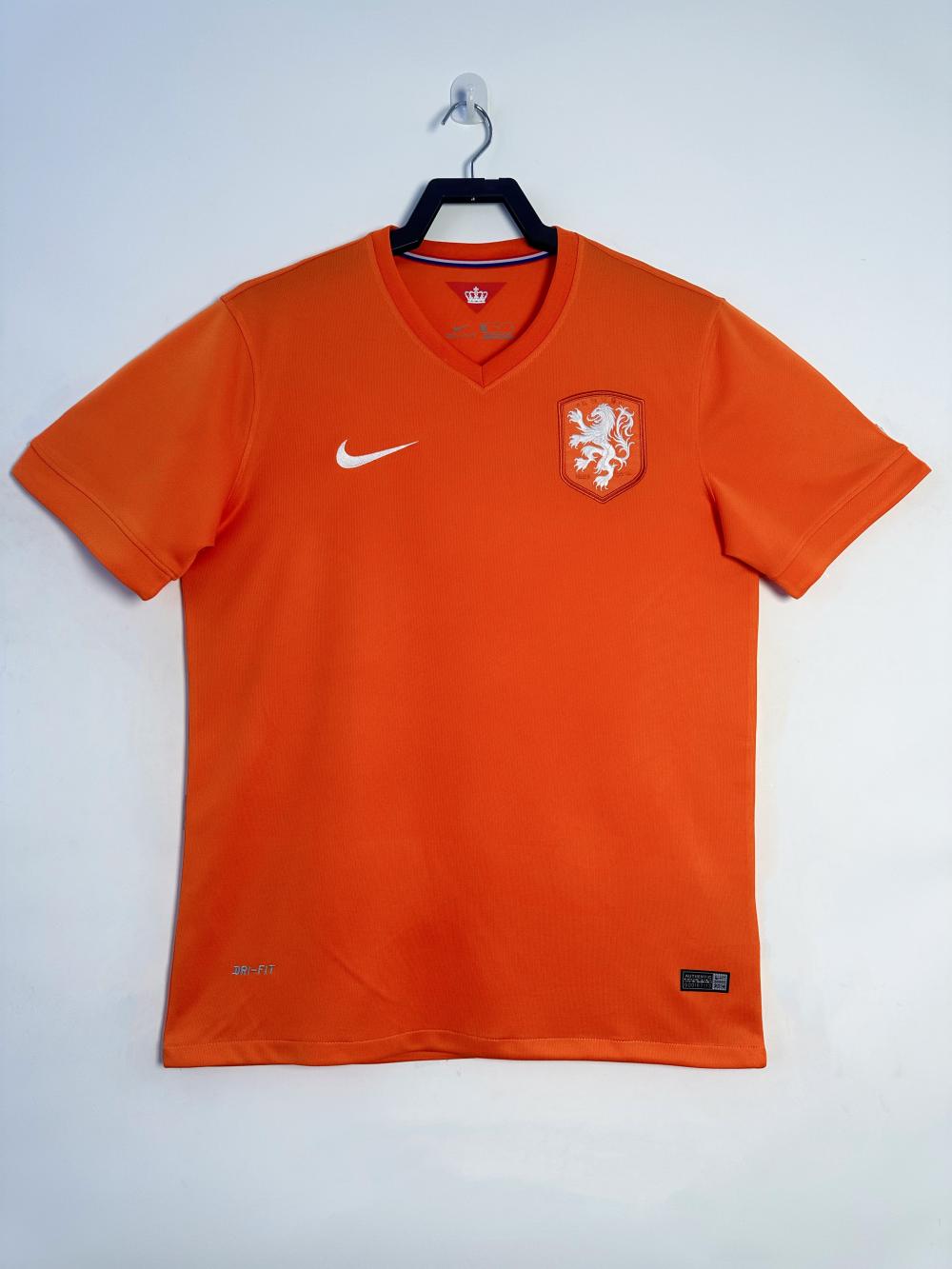 2014 Retro Netherlands Home Football Shirt 1:1 Thai Quality