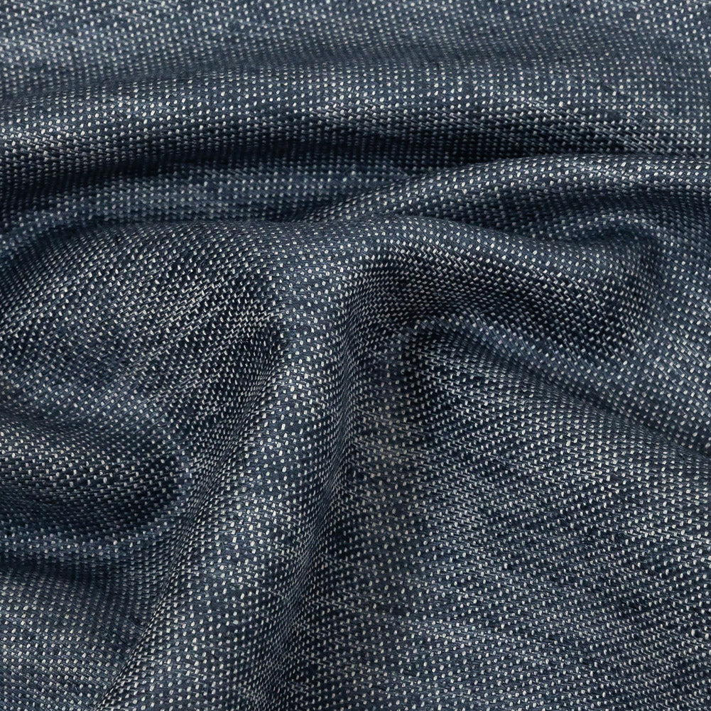Cotton, Tencel and Linen Blended Woven - Heathered Indigo - Toledo Collection - Joann Fabrics