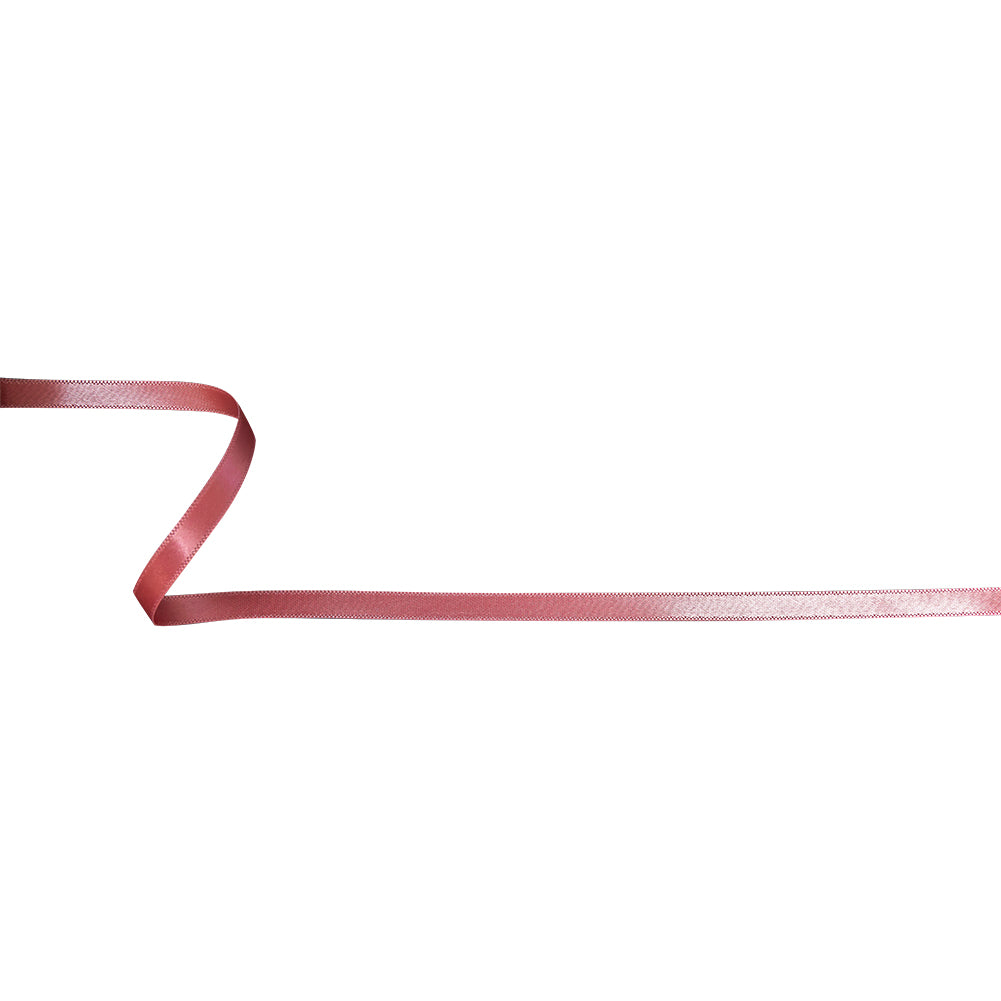 Bubblegum Pink Single Face Satin Ribbon - 0.25