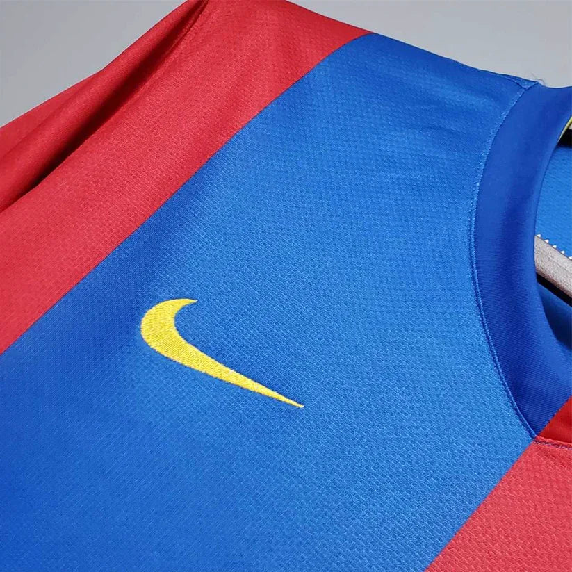 2006-2007 Retro Barcelona Home Jersey Long Sleeve