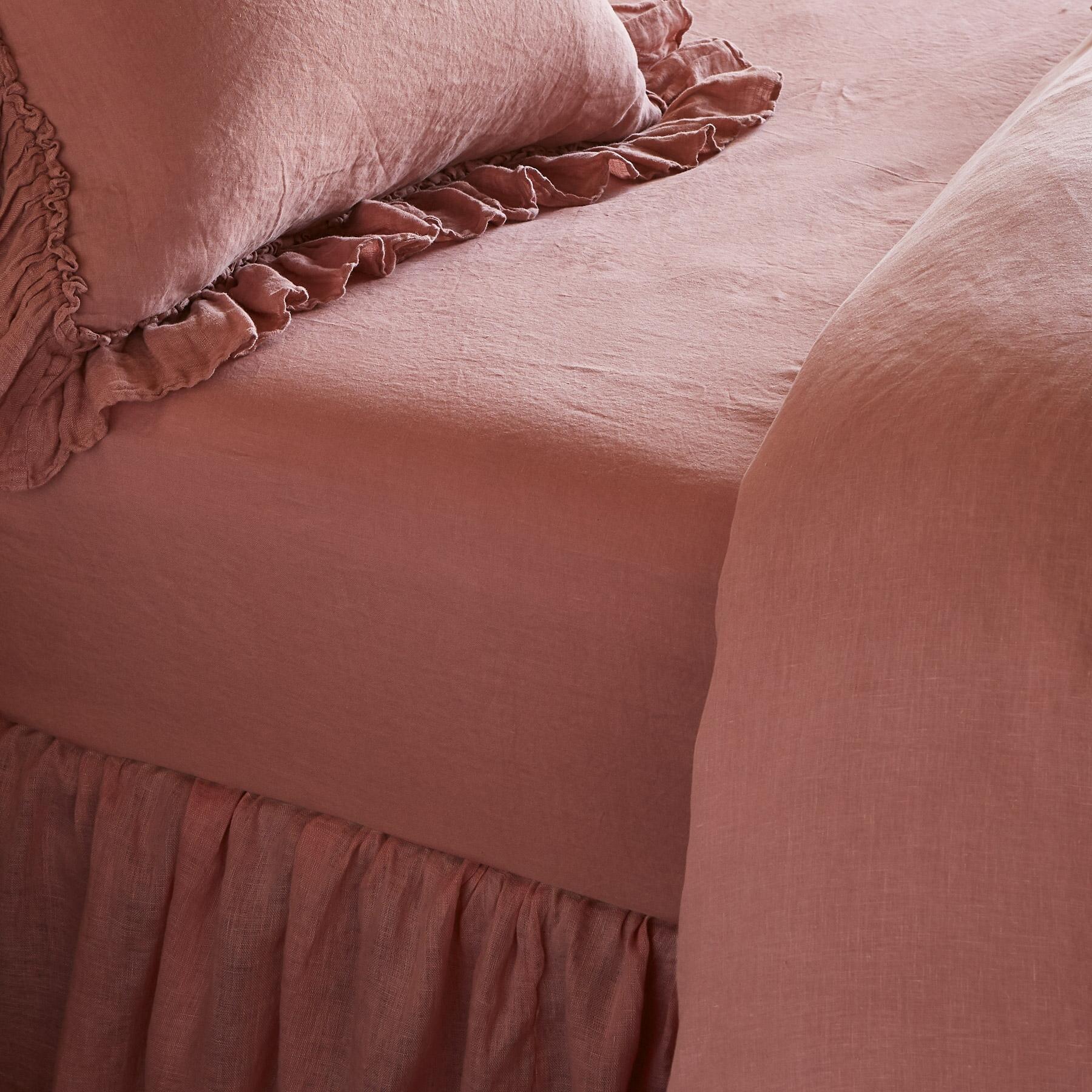 Gossamer Linen Fitted Sheet - Blair Catalog