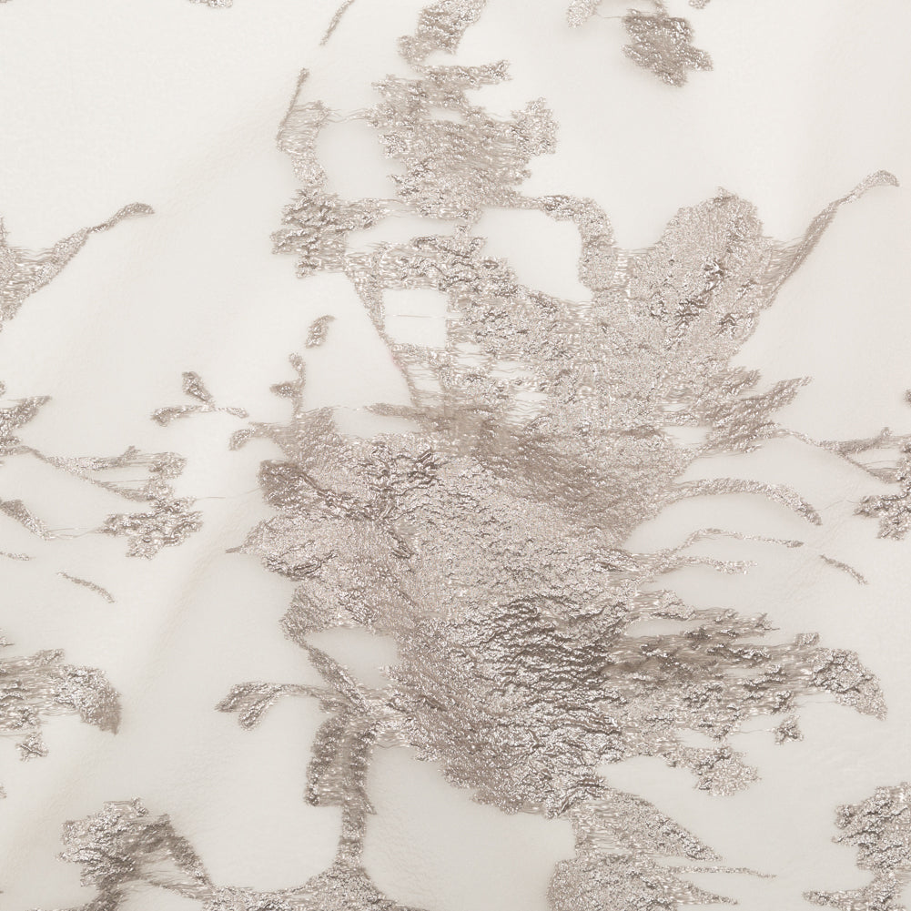 Metallic Tuffet and Pure Cashmere Abstract Luxury Organza Brocade - Joann Fabrics