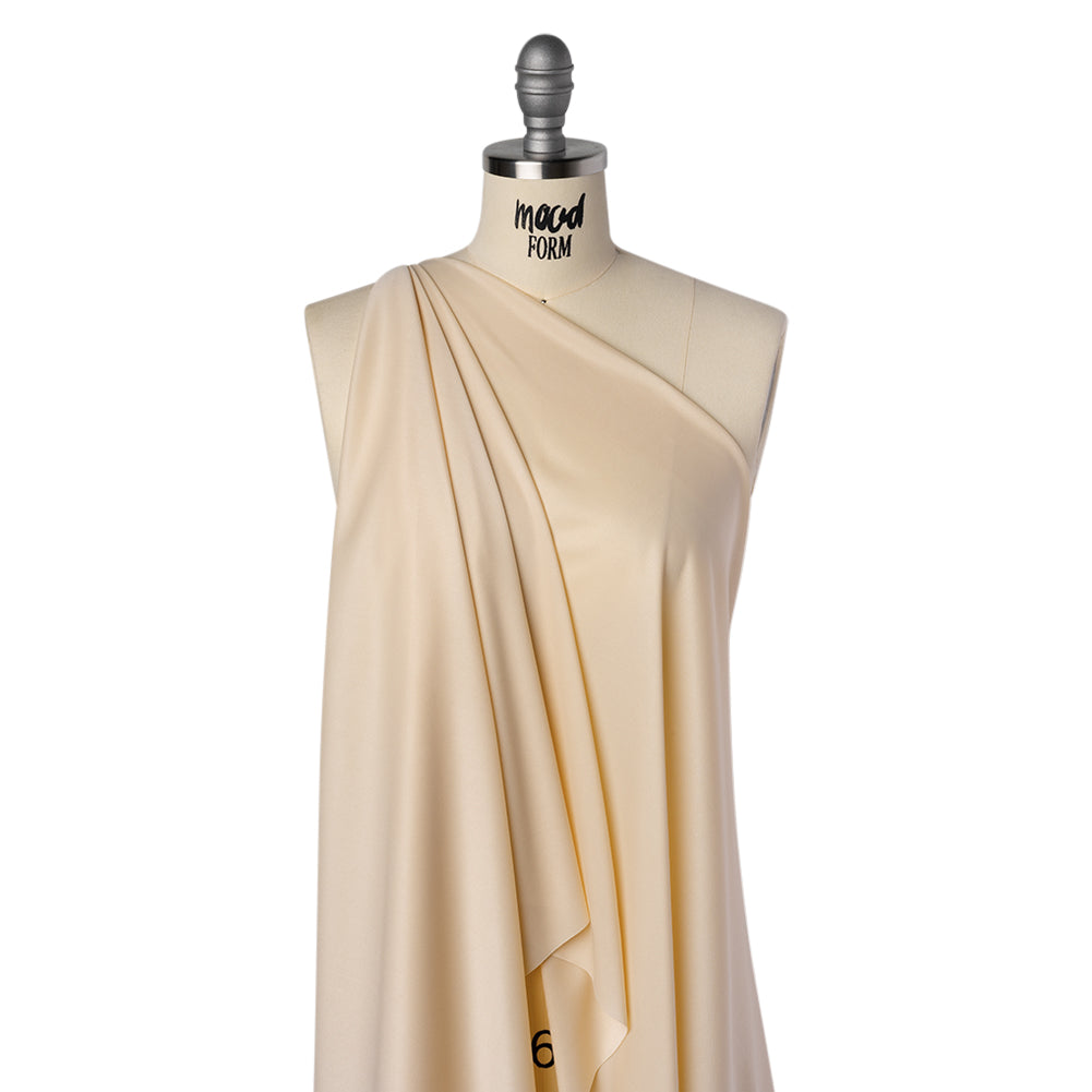 Polyester Pongee Knit Lining - Light Beige - Luca Collection - Joann Fabrics