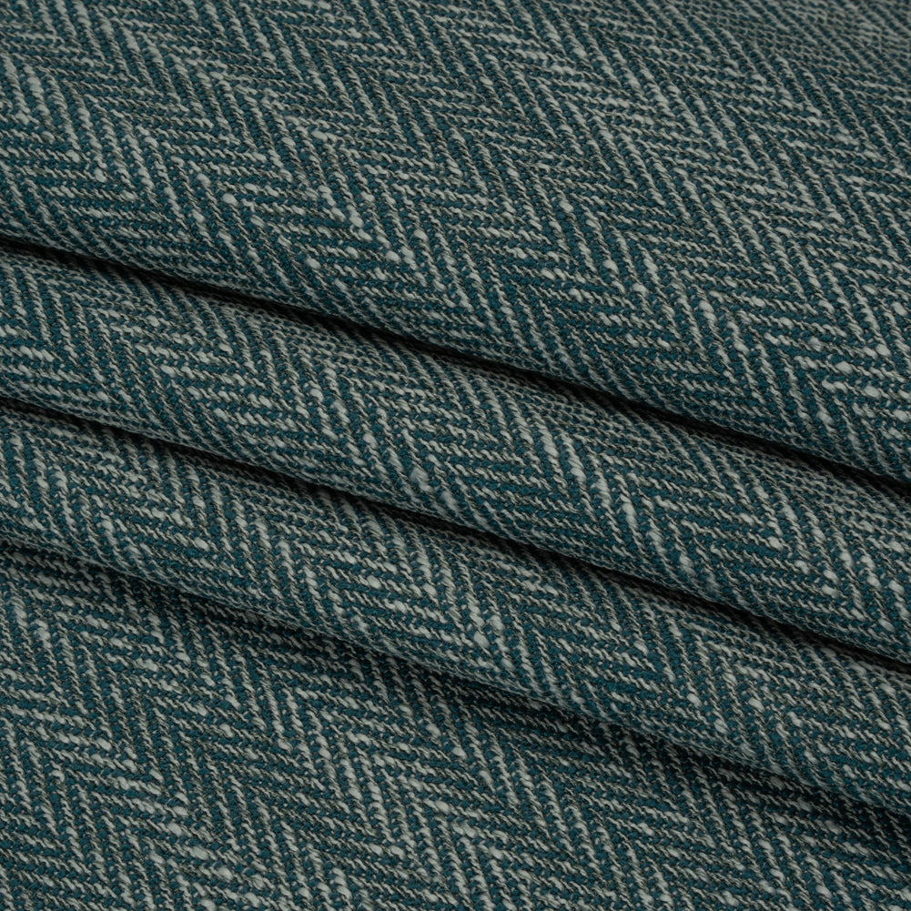 Recycled Polyester Home Decor Twill - Kingfisher Herringbone - British Imported - Joann Fabrics