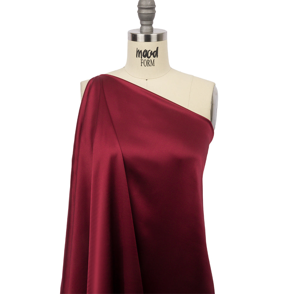 Stretch Silk Charmeuse - Port - Premium Collection - Joann Fabrics