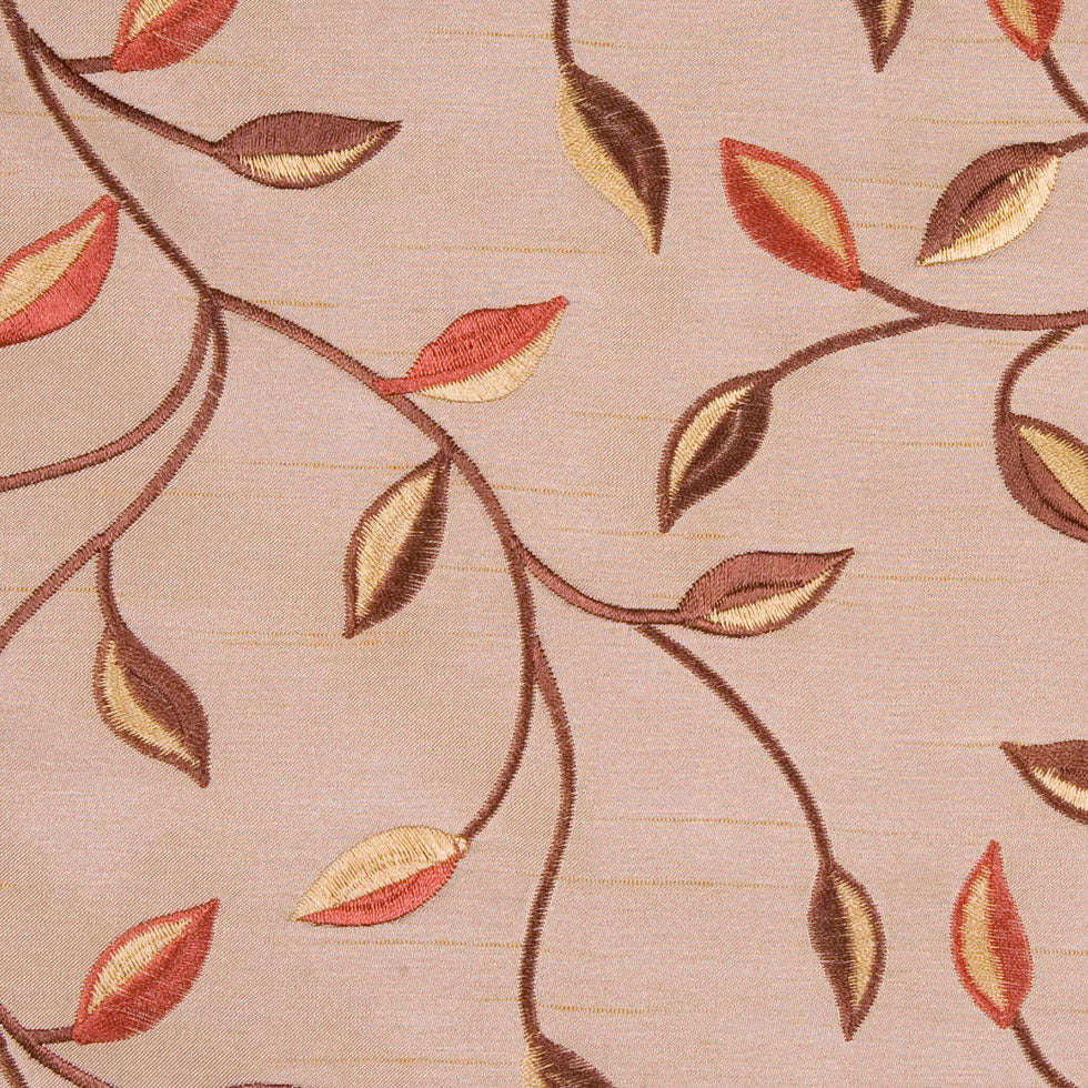 Victorian Gold/Rustique/Cinnamon/Gold Floral Shantung   /Dupioni - Joann Fabrics