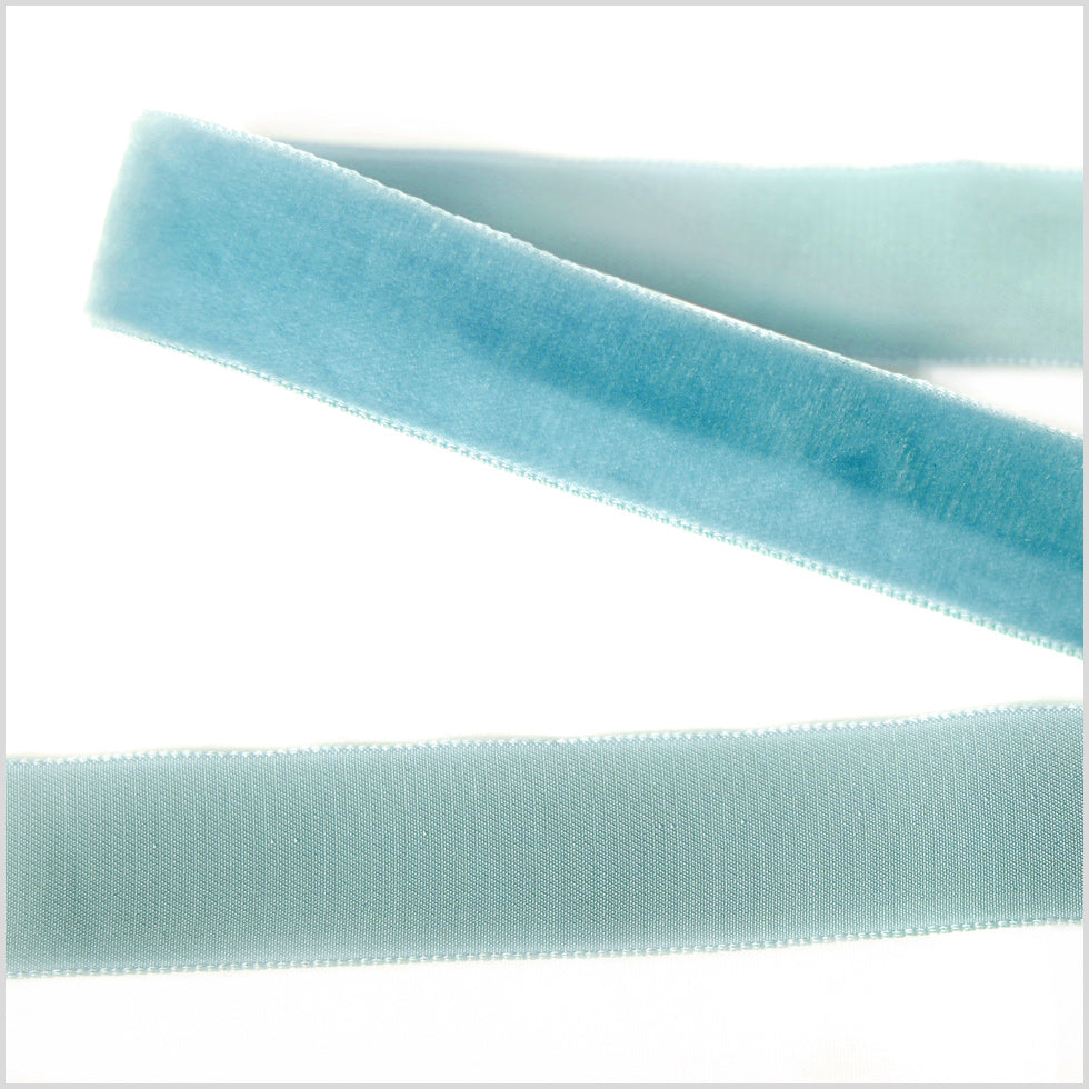 Single Faced Velvet Ribbon Made in Italy - 7/8
