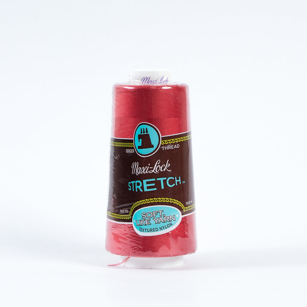 Maxi-Lock Stretch Serger Thread 2000yds - Poppy Red - Joann Fabrics