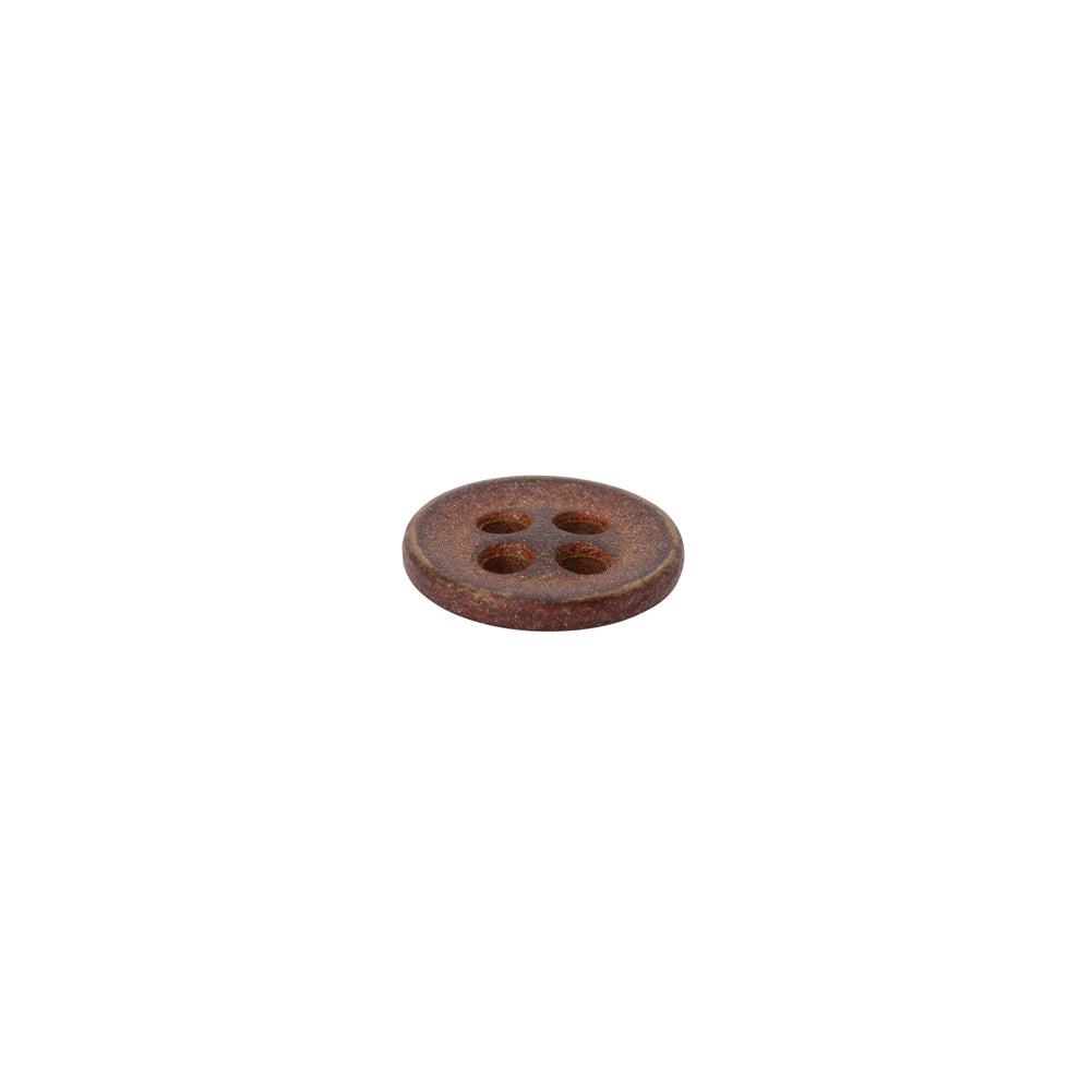 Metal 4-Hole Button - 16L/10mm - Matte Copper - Joann Fabrics