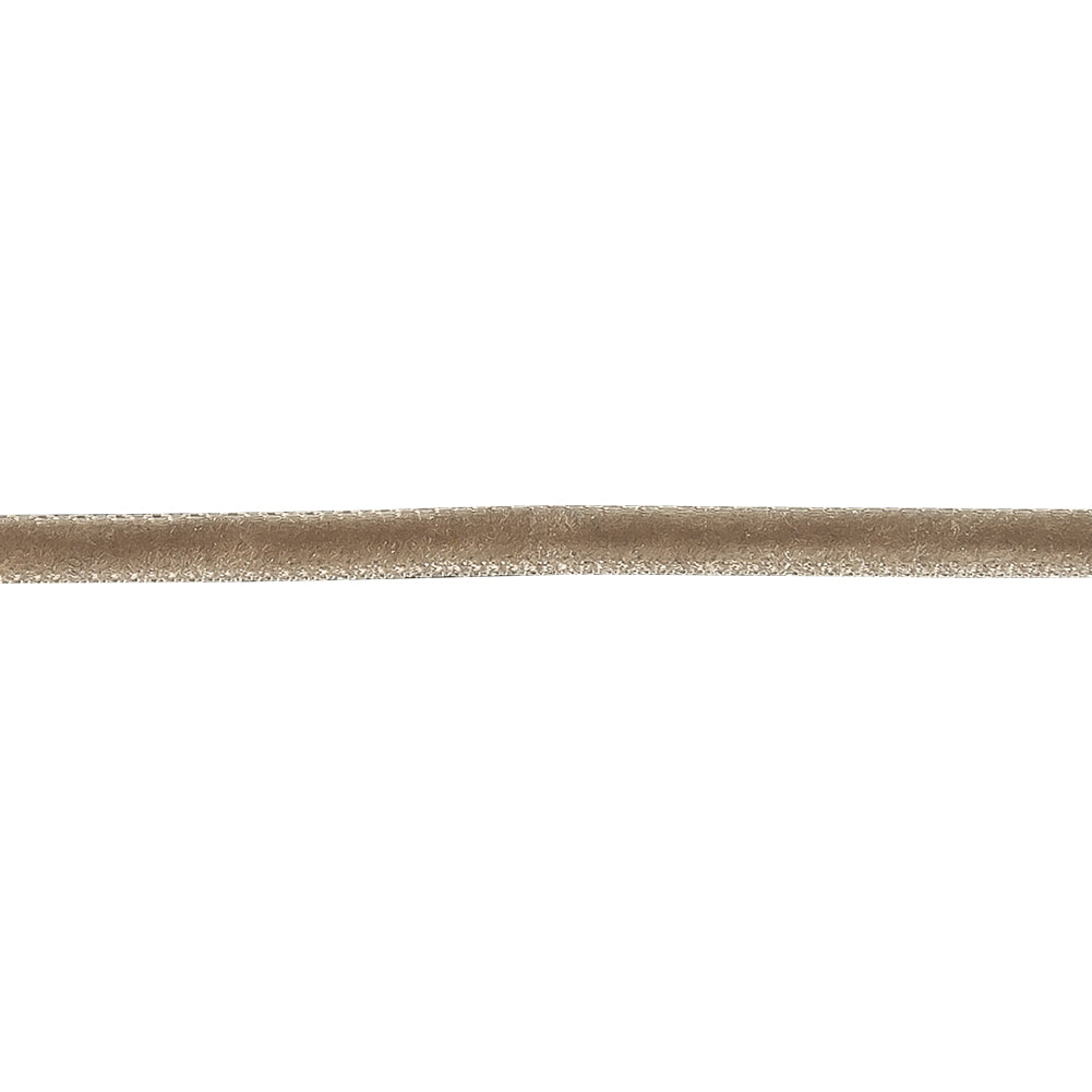 Smoke Gray Single Face Velvet Ribbon - 0.125