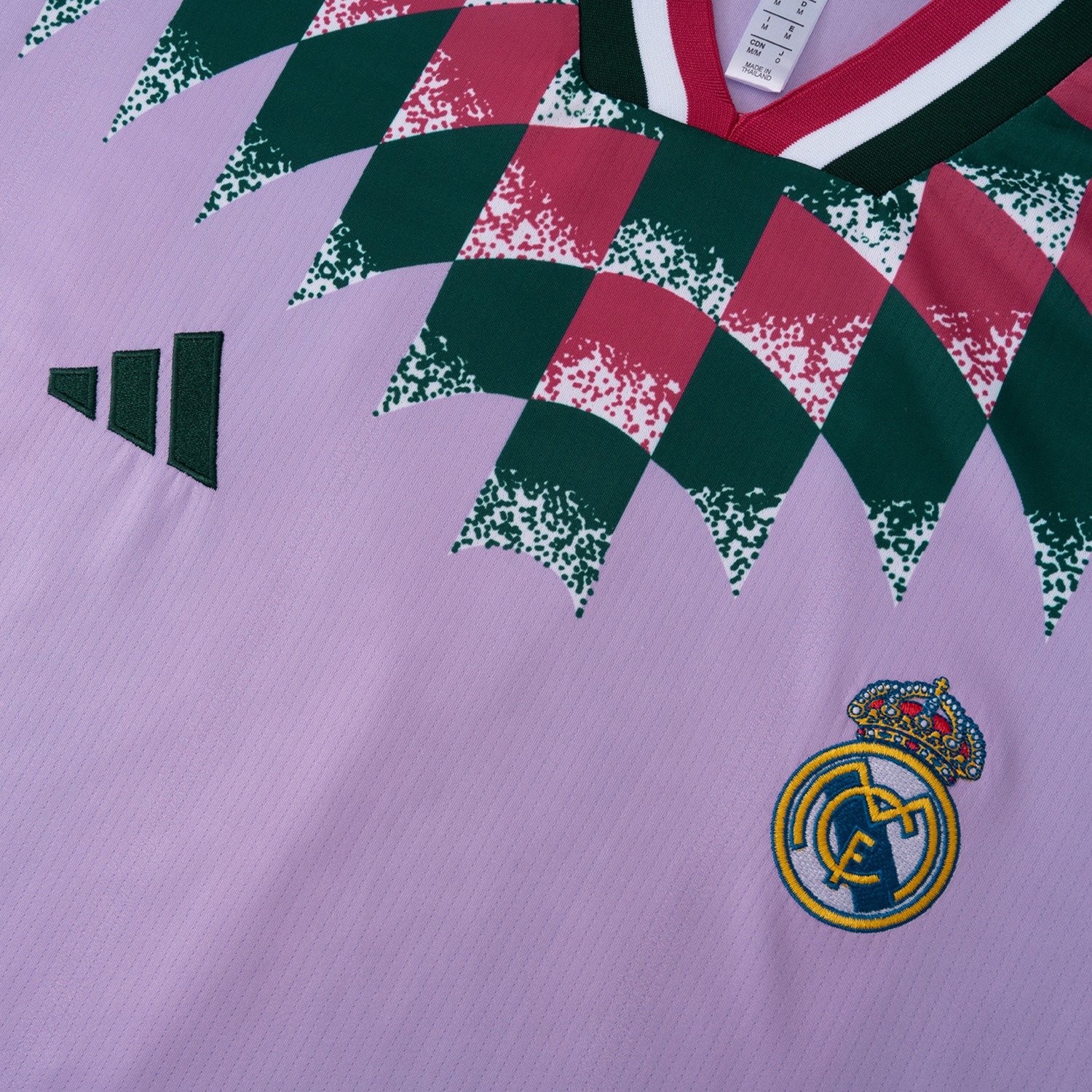Real Madrid 26-27 Retro Style Short-Sleeve Training Set - Light Purple Top & Light Purple Shorts - UnitedFutballJersey