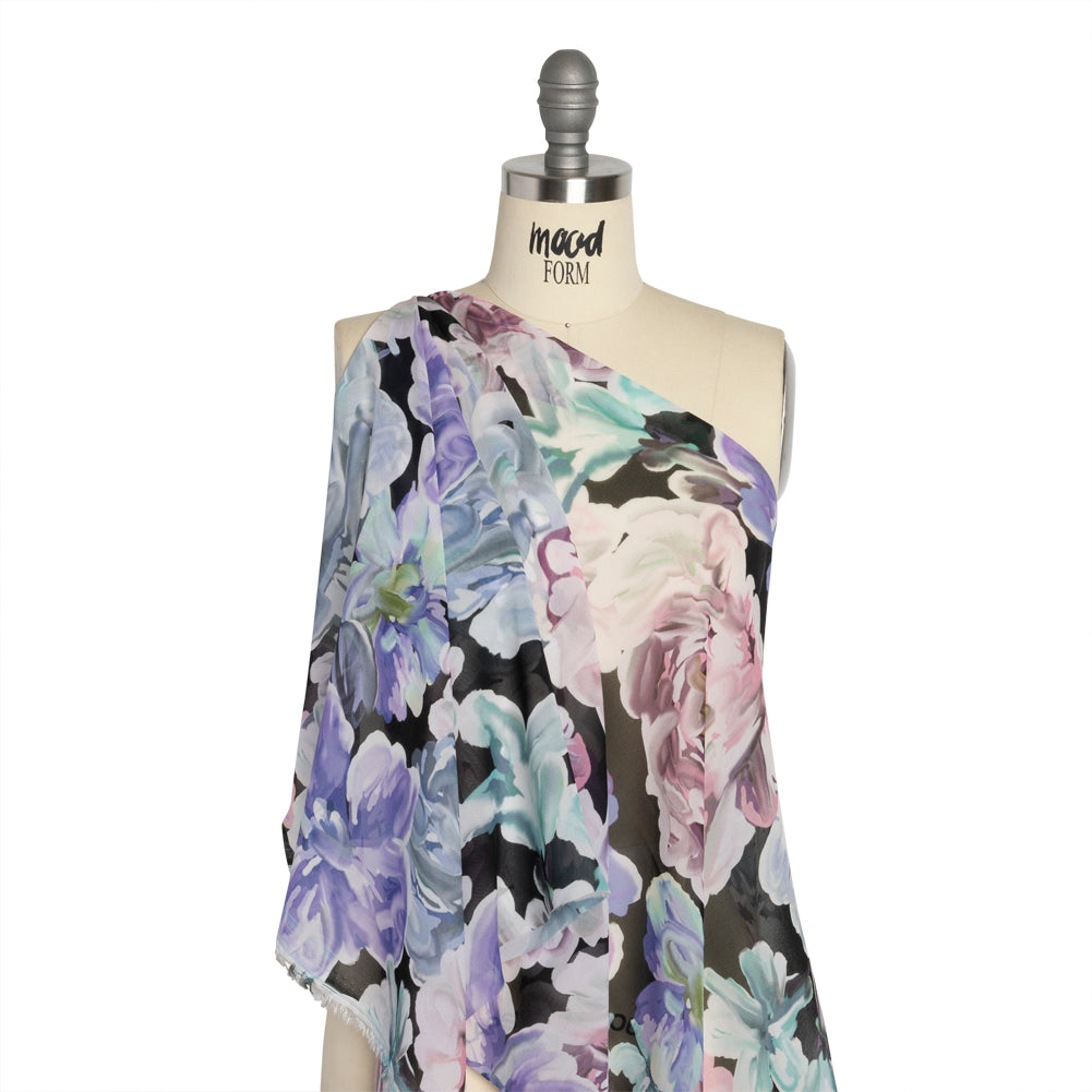 Mood Exclusive Purple Aromatic Affections Viscose Chiffon - Joann Fabrics
