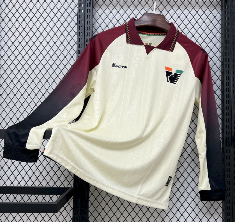 2025/2026 Long Sleeve Venezia Away Football Jersey 1:1 Thai Quality