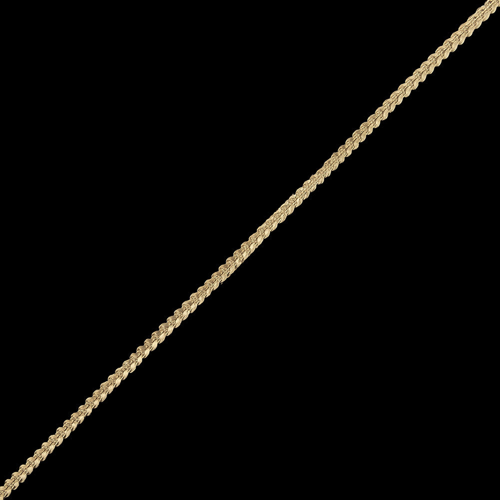 Brown Rice Cotton Blend Braided Trim - 0.1875