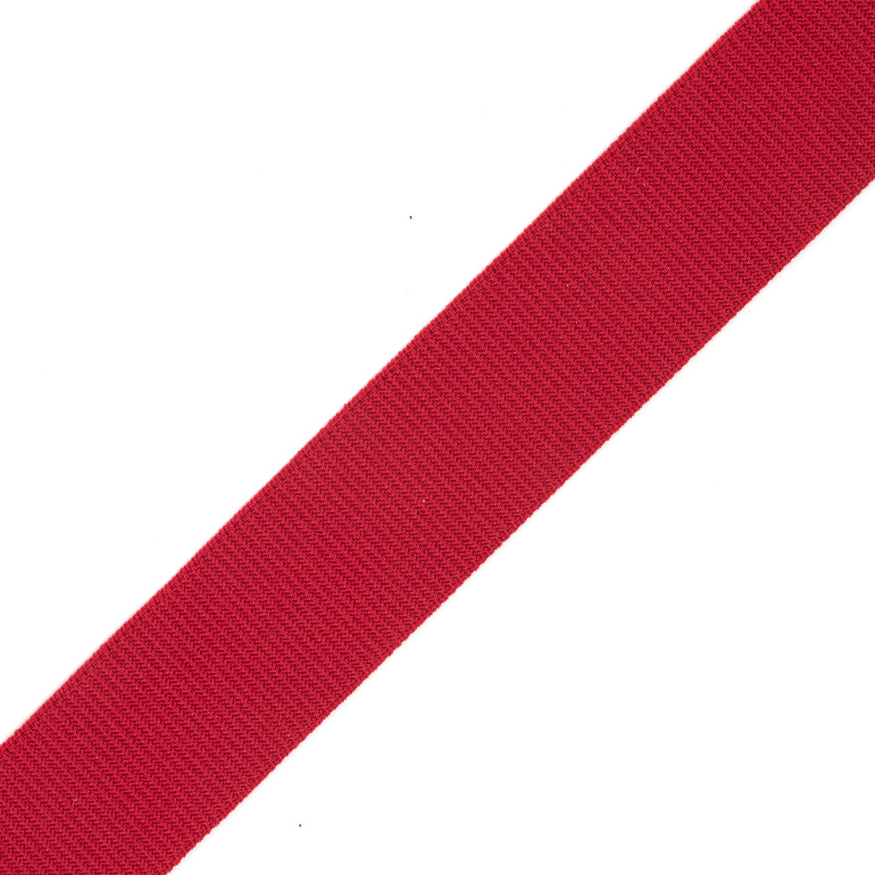 Red Stretch Grosgrain Ribbon - 1