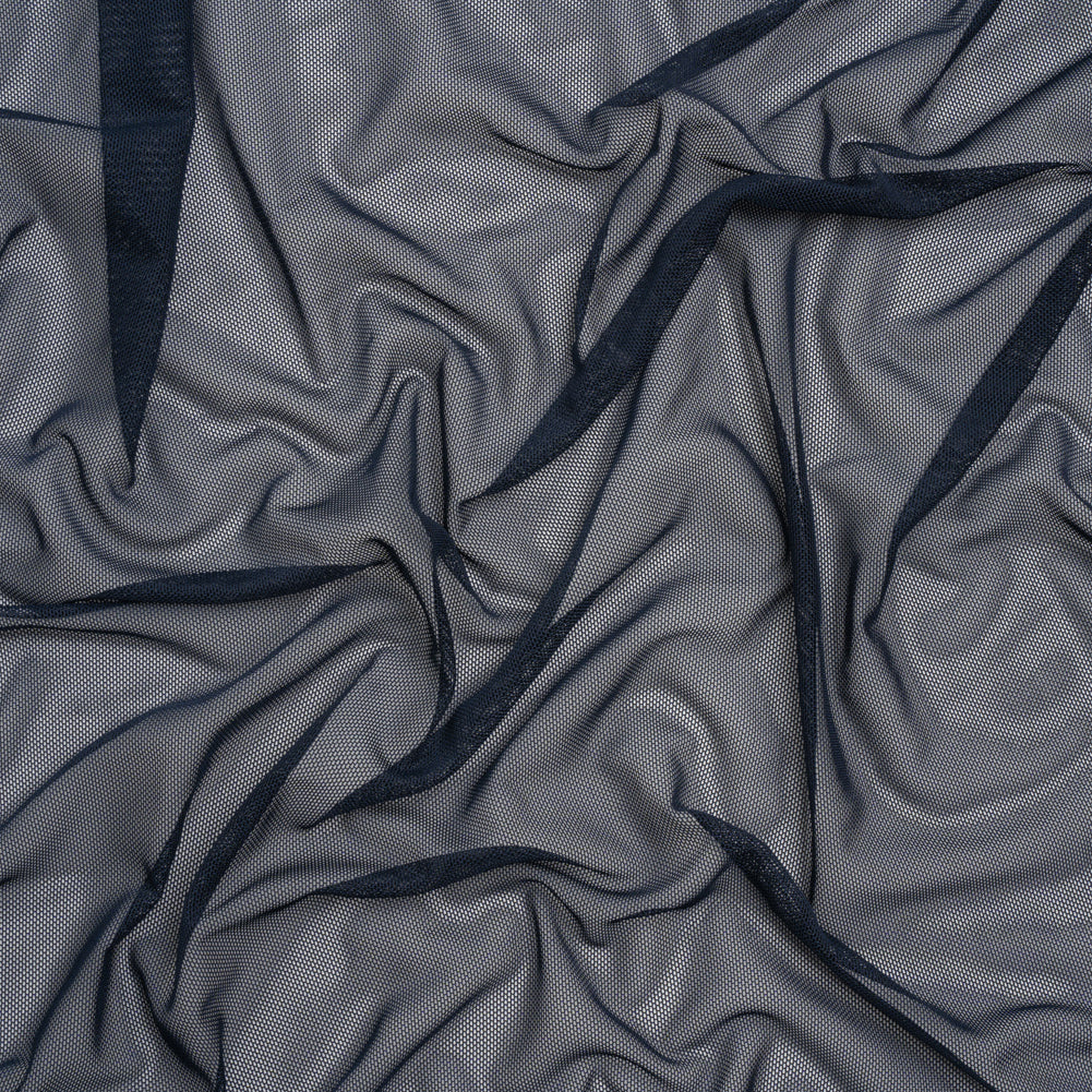 Polyester Stretch Mesh - Navy Blue - Designer Deadstock - Joann Fabrics