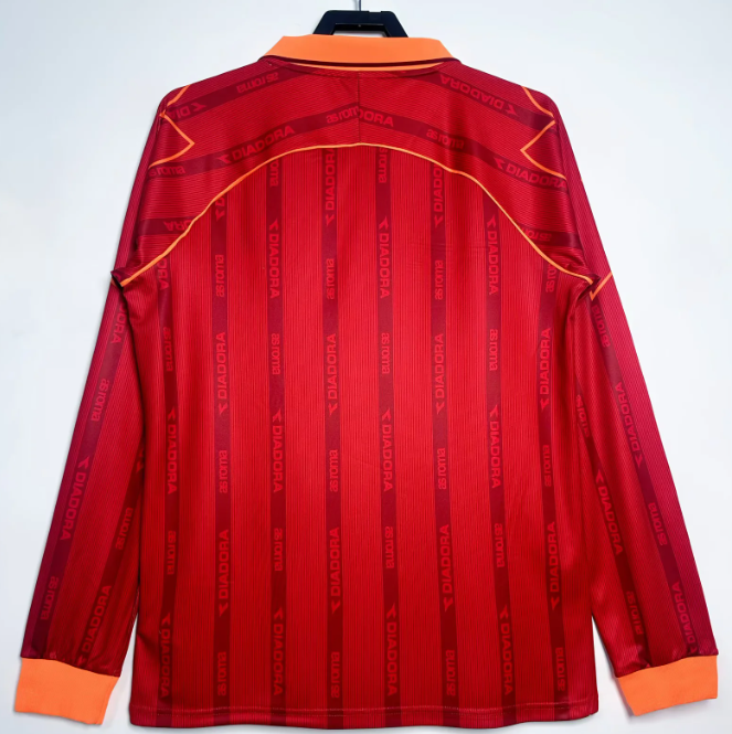 1999/2000 Long Sleeve Retro Roma Third Away Football Jersey 1:1 Thai Quality