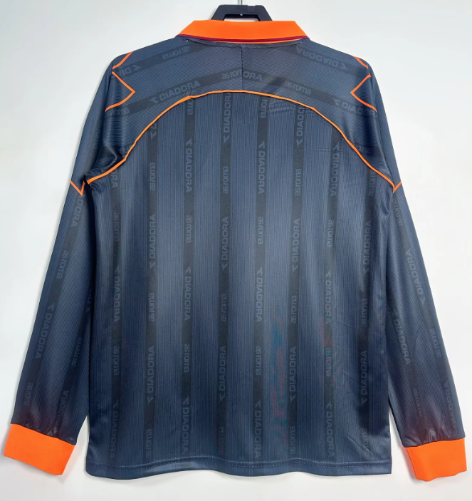 1999/2000 Long Sleeve Retro Roma Third Away Football Jersey 1:1 Thai Quality