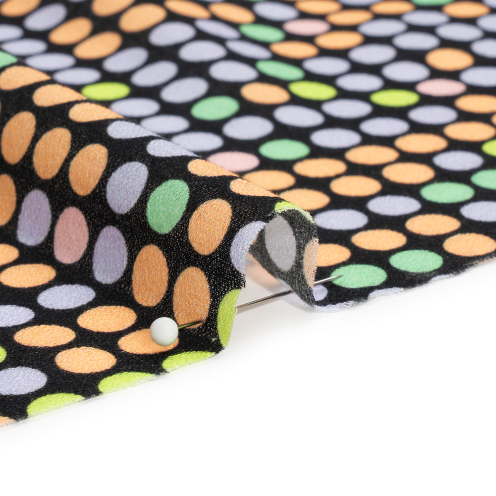 Mood Exclusive Black Candy Buttons Cotton Crepe - Joann Fabrics